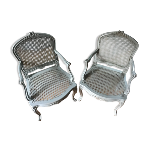 2 bergères style Louis