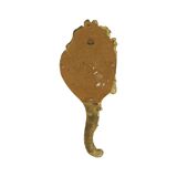Old Gold Hand Mirror Make Up Mirror Classic Baroque Style