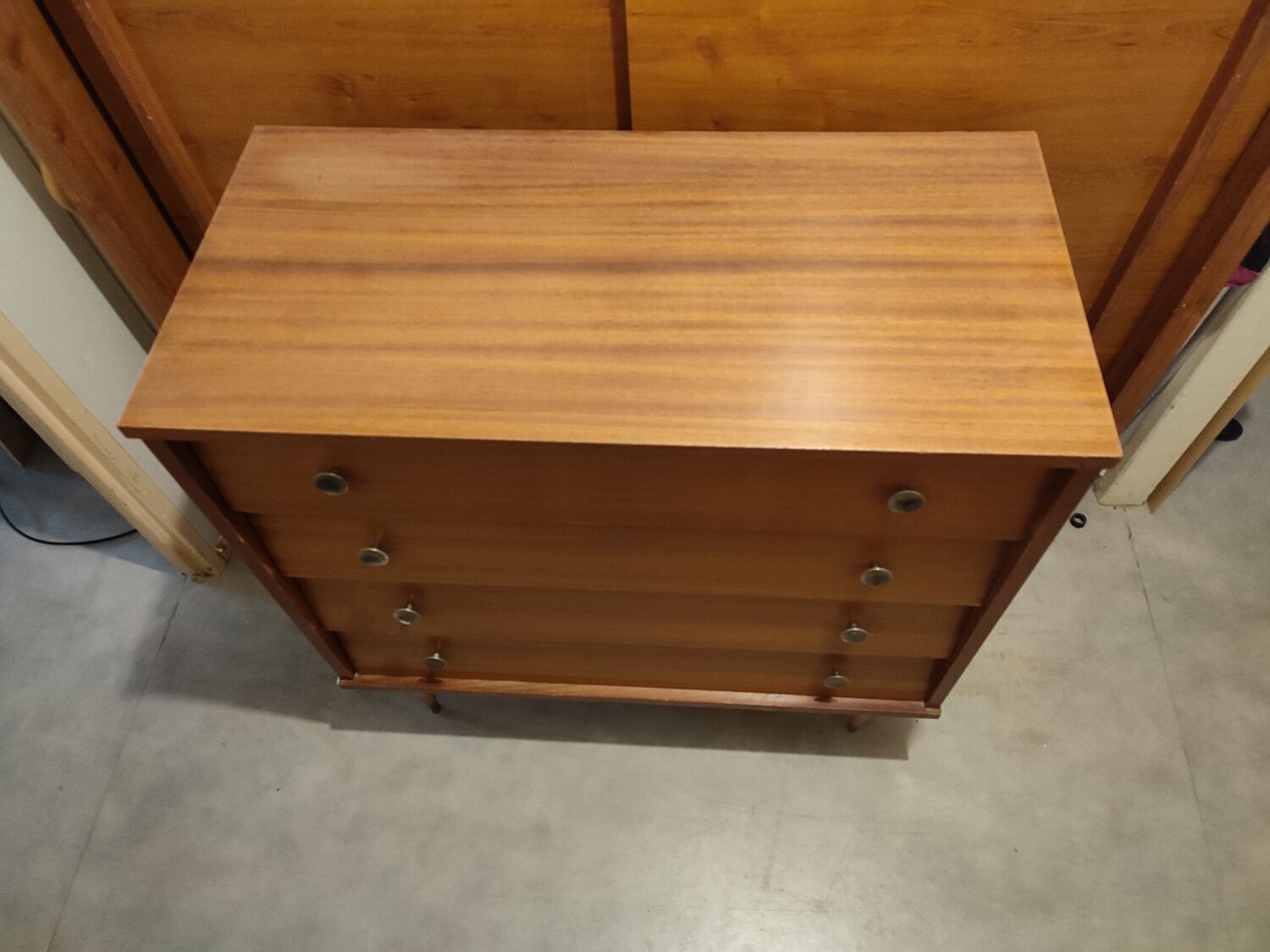 Vintage chest of drawers 4 drawers 1960