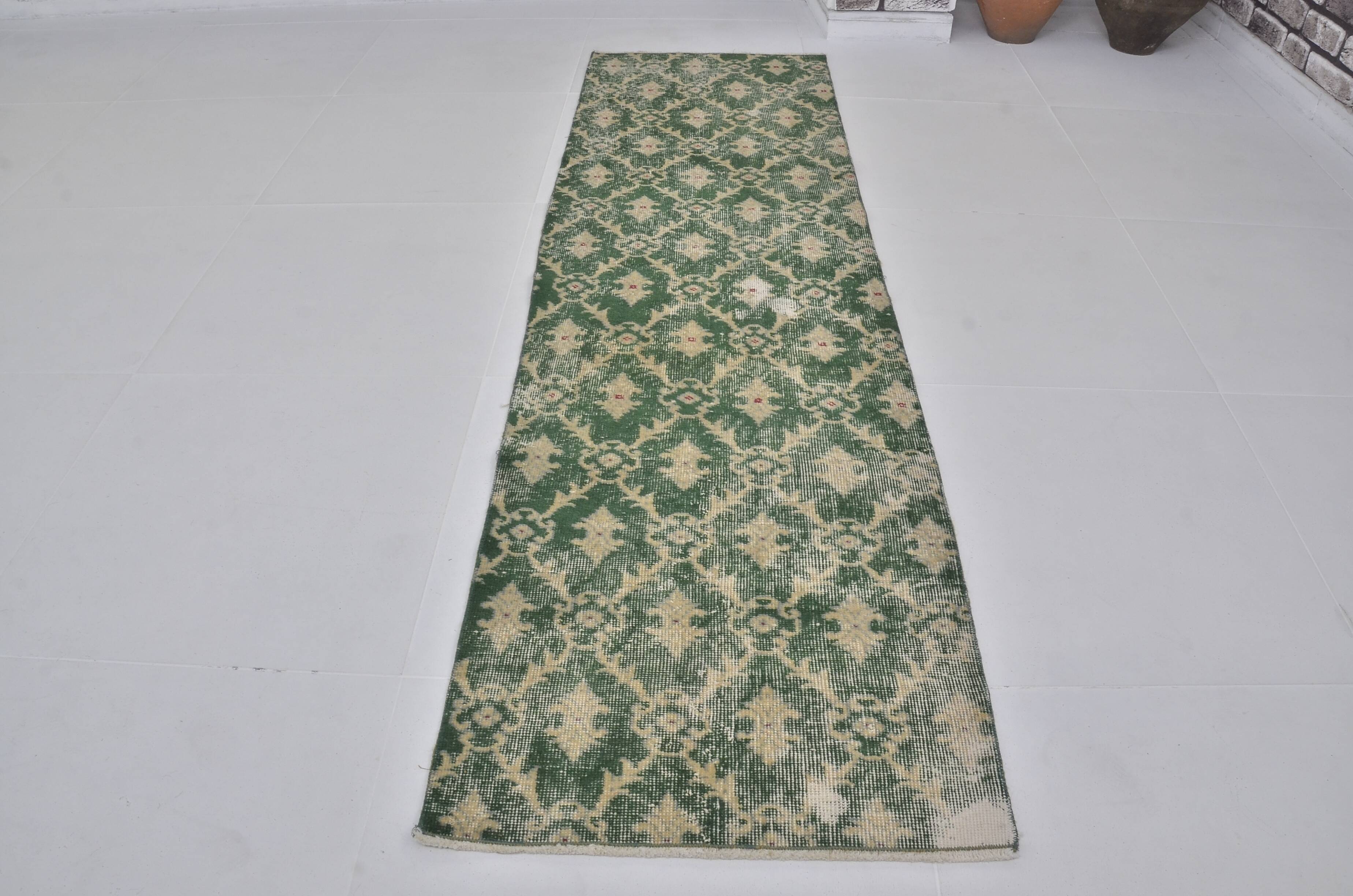 Tapis vintage Oushak Gren sku 3892