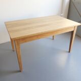 Table de ferme en chêne rénovée