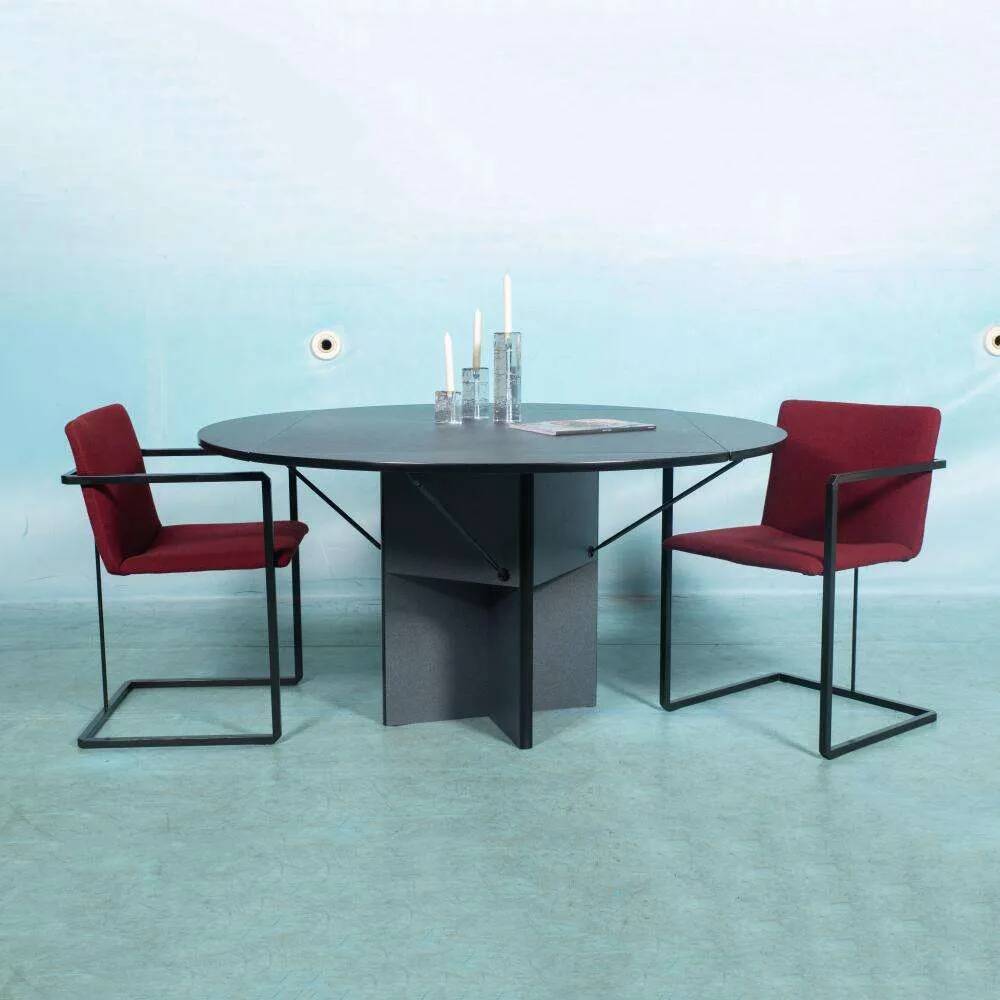 Minimalist postmodern dining table Hennie de Jong