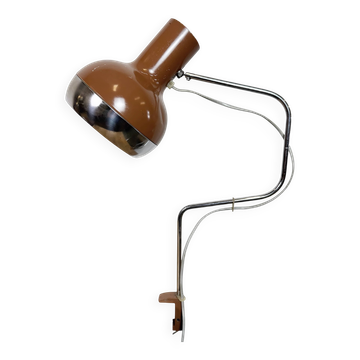 Brown Industrial Office Desk Lamp, 1970s