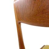 Vintage teak boomerang chair model 370 by Alfred Christensen, 1960s