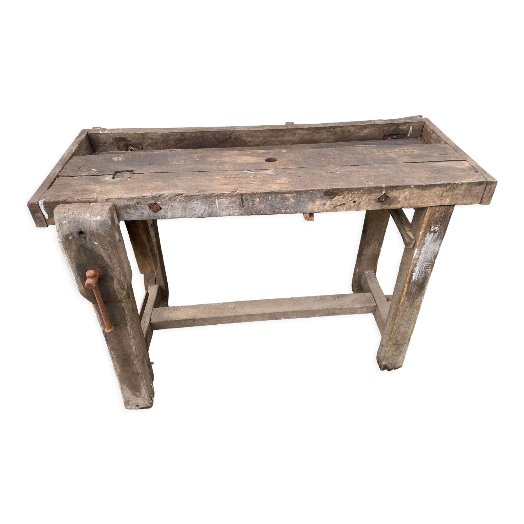 Jouet Ancien établit De Menuisier En Bois Avec Outils - Occasion