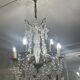 Glass style chandelier