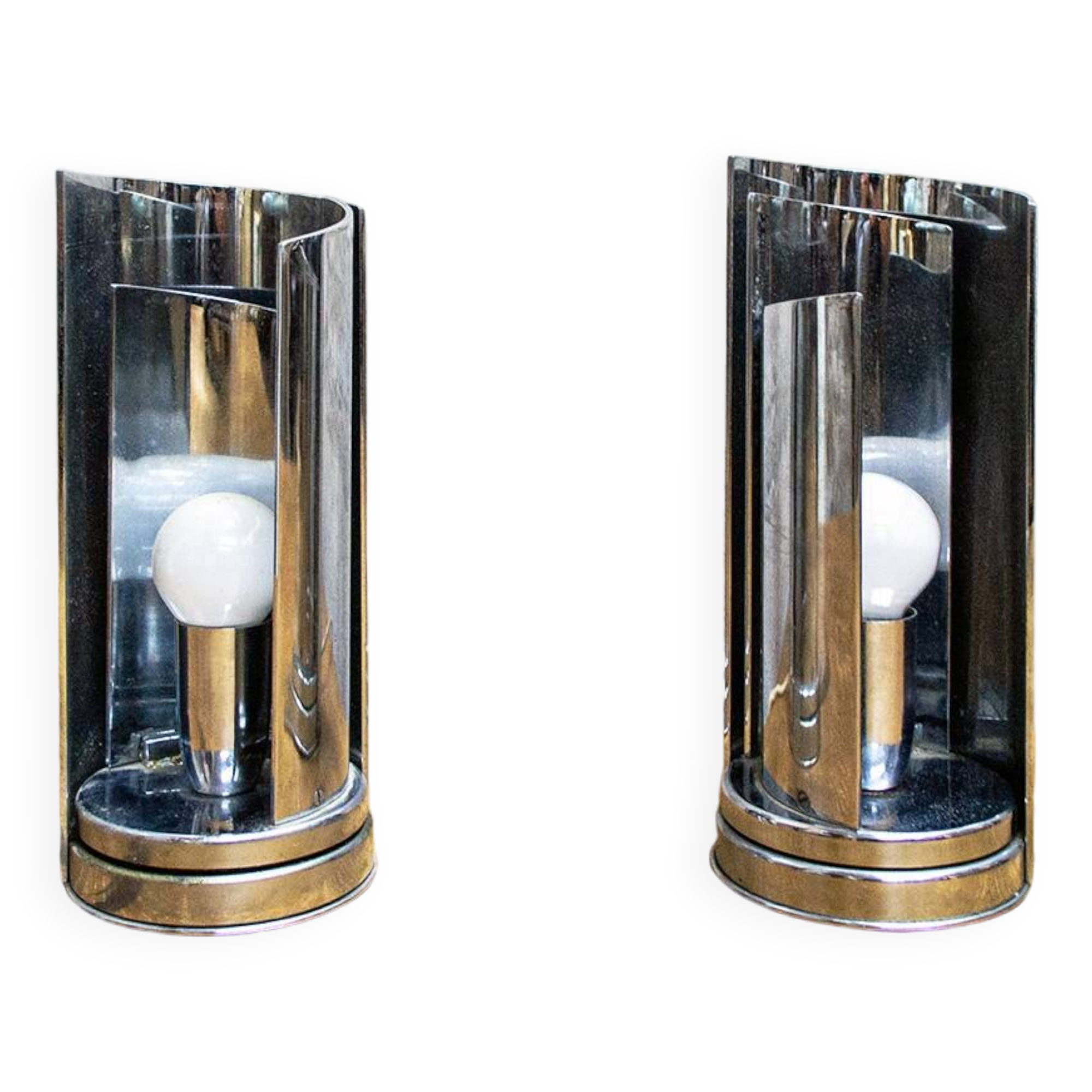 model 447 Aluminum Table Lamp from Selenova, Italy, 1970s