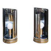 model 447 Aluminum Table Lamp from Selenova, Italy, 1970s