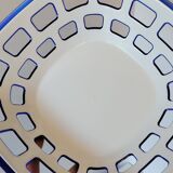 Vintage bread basket and bowl cup Guzzini design Italy