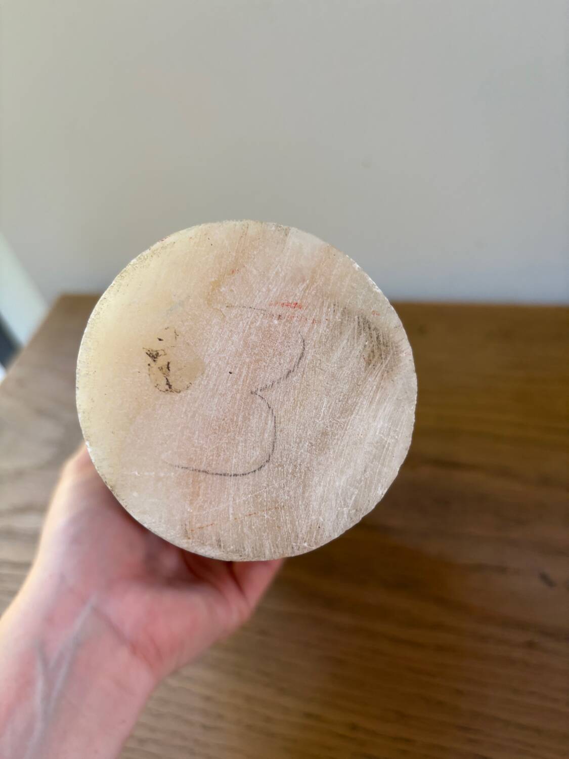 Honey agate vase, natural stone, vintage Italy, 1960s