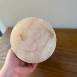 Honey agate vase, natural stone, vintage Italy, 1960s