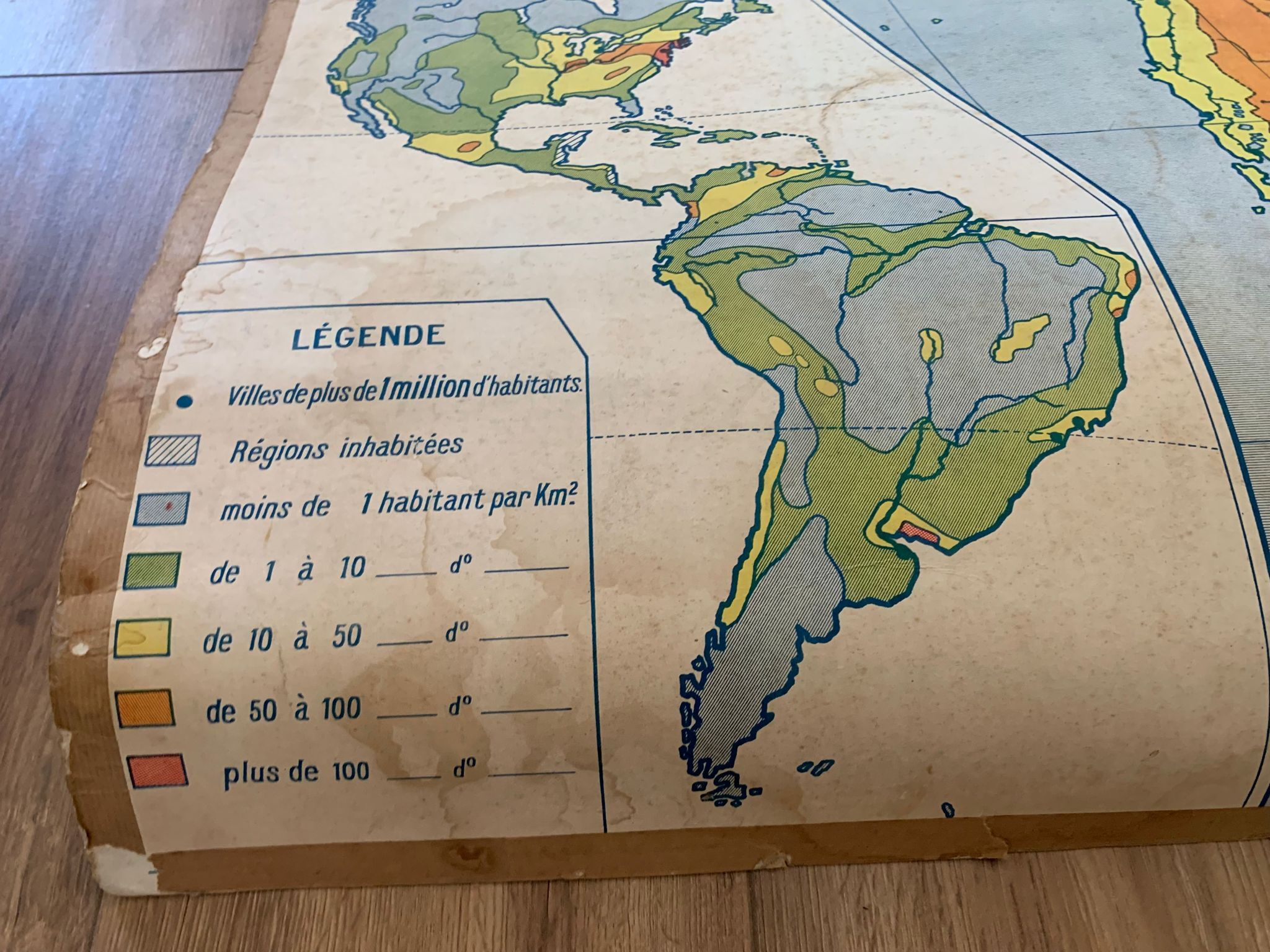 School map n°16 and 16 bis - Political South America