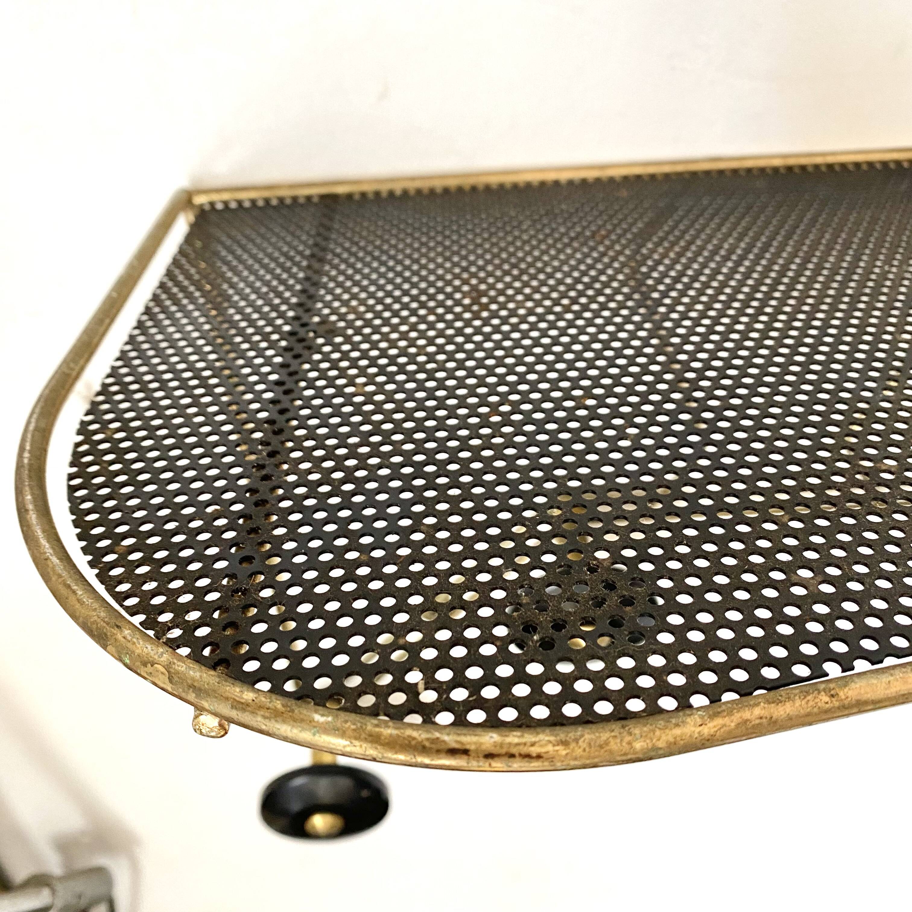 Mid century wall coat rack