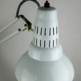 White Adjustable Achitect Table Lamp, 1970s
