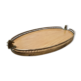 Brass horse service tray 1970