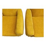 Pair of mustard club chairs