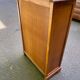 Louis Philippe display cabinet made of solid wood from the 1960s.