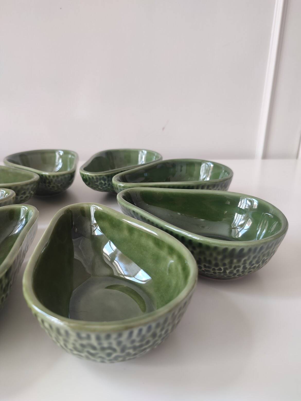 Lot coupelles barbotine avocat