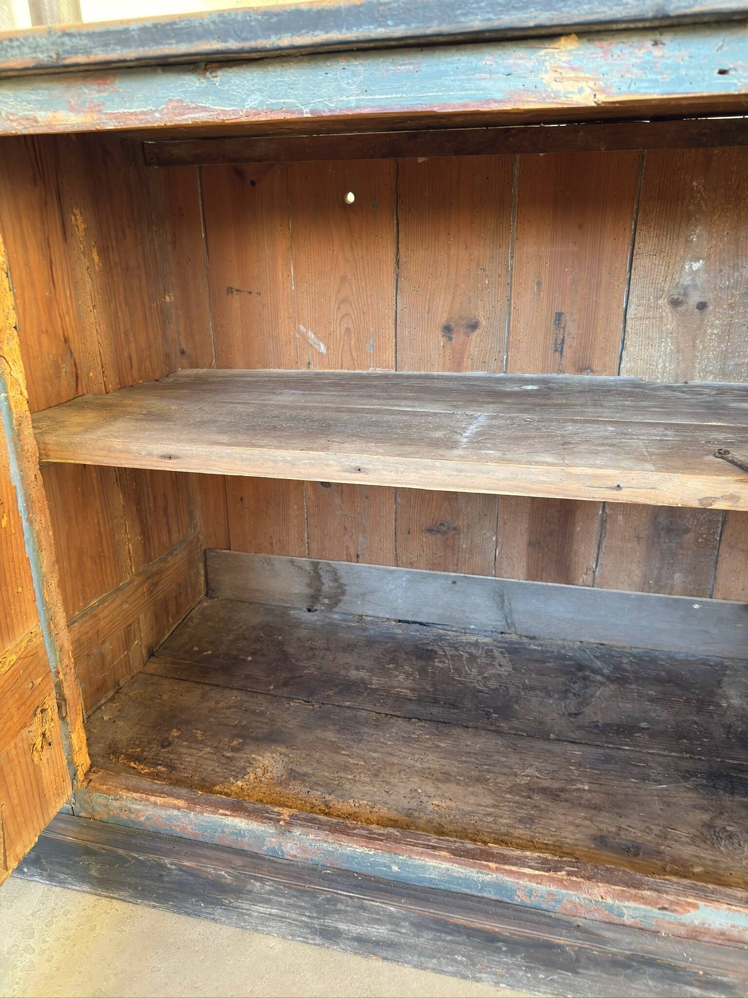 Antique solid wood sideboard – original patina – 19th century