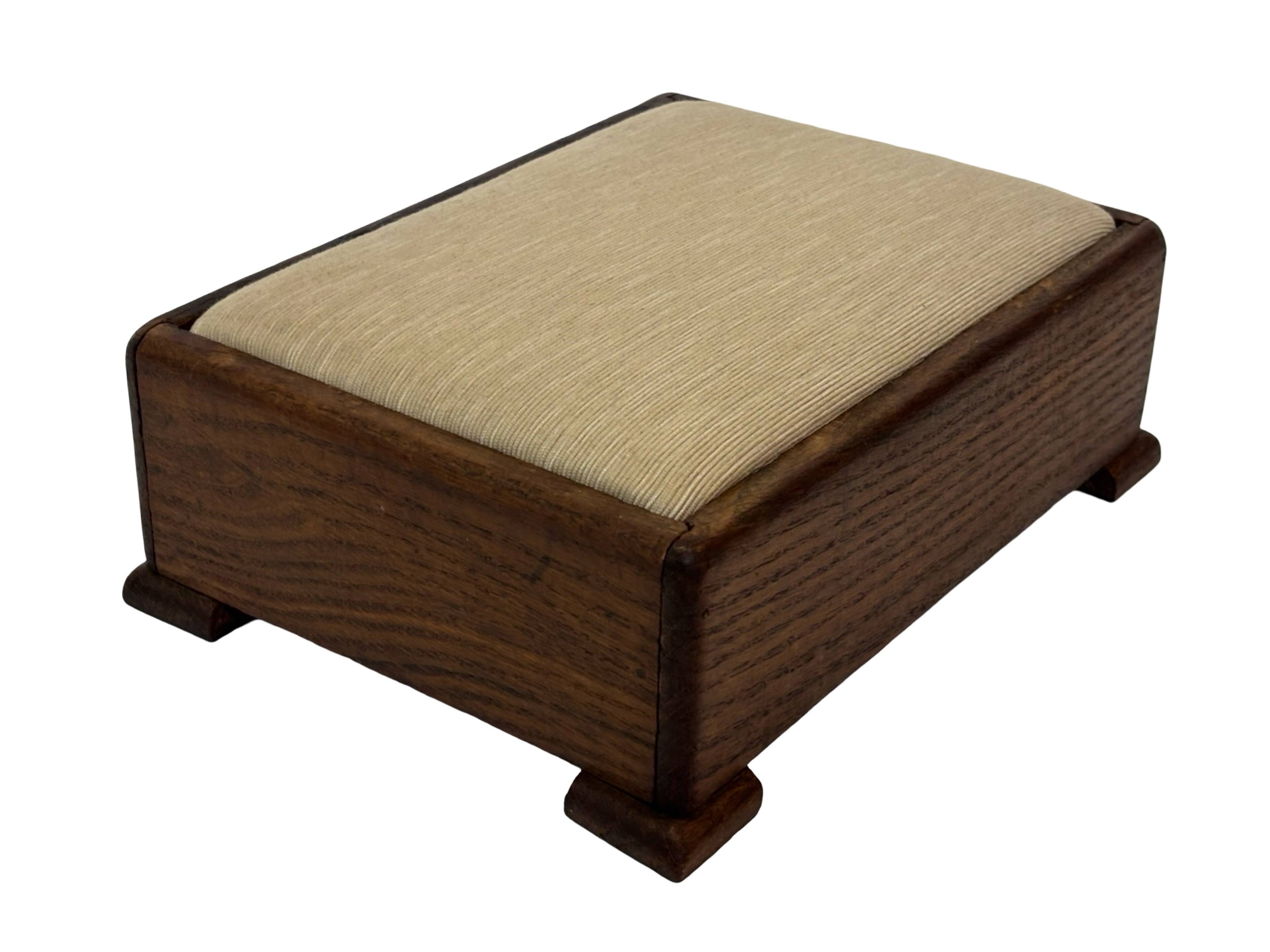 Art Deco footstool foot rest minimalist 30's design