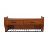 Vintage Scandinavian teak floor 1960