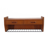 Vintage Scandinavian teak floor 1960