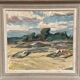 Original Swedish Oil on Canvas – “Mountains Landscape” by Georg Andersson – Signed – Vintage & Framed – 58 × 50 cm