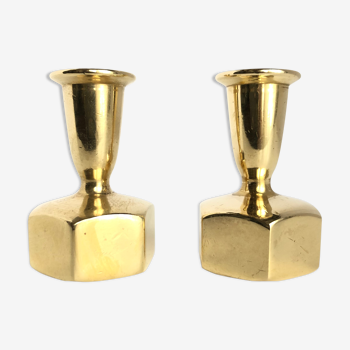 Hans Agne Jakobsson L125 brass candle holders