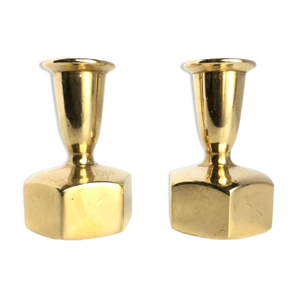 Hans Agne Jakobsson L125 brass candle holders