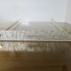 Very large "Roche Bobois" tray in plexiglass and solid brass, 1970s
