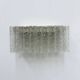 Doria Leuchten ice glass tube wall lamp, 1970s