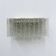 Doria Leuchten ice glass tube wall lamp, 1970s