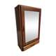 Old hanging cupboard medicine cabinet with mirror and drawer