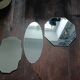 Three beveled mirrors