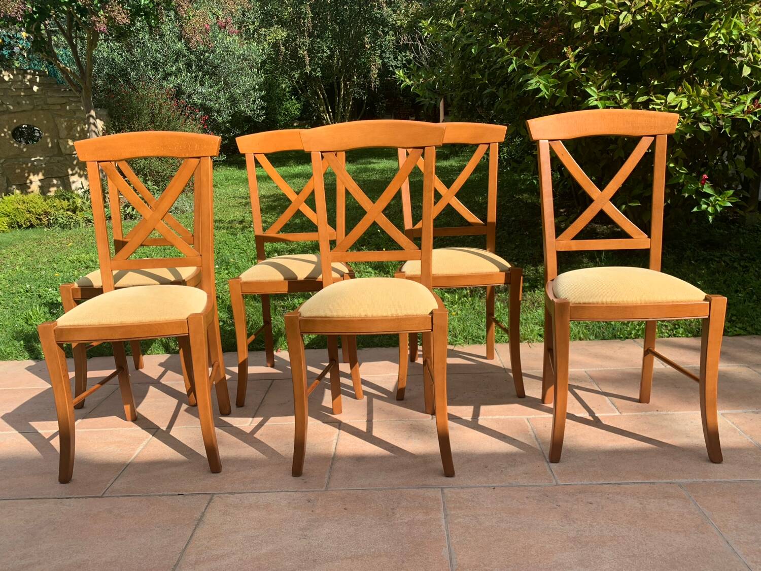 6 Louis Philippe style chairs