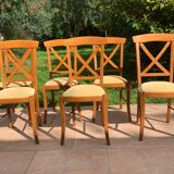6 Louis Philippe style chairs