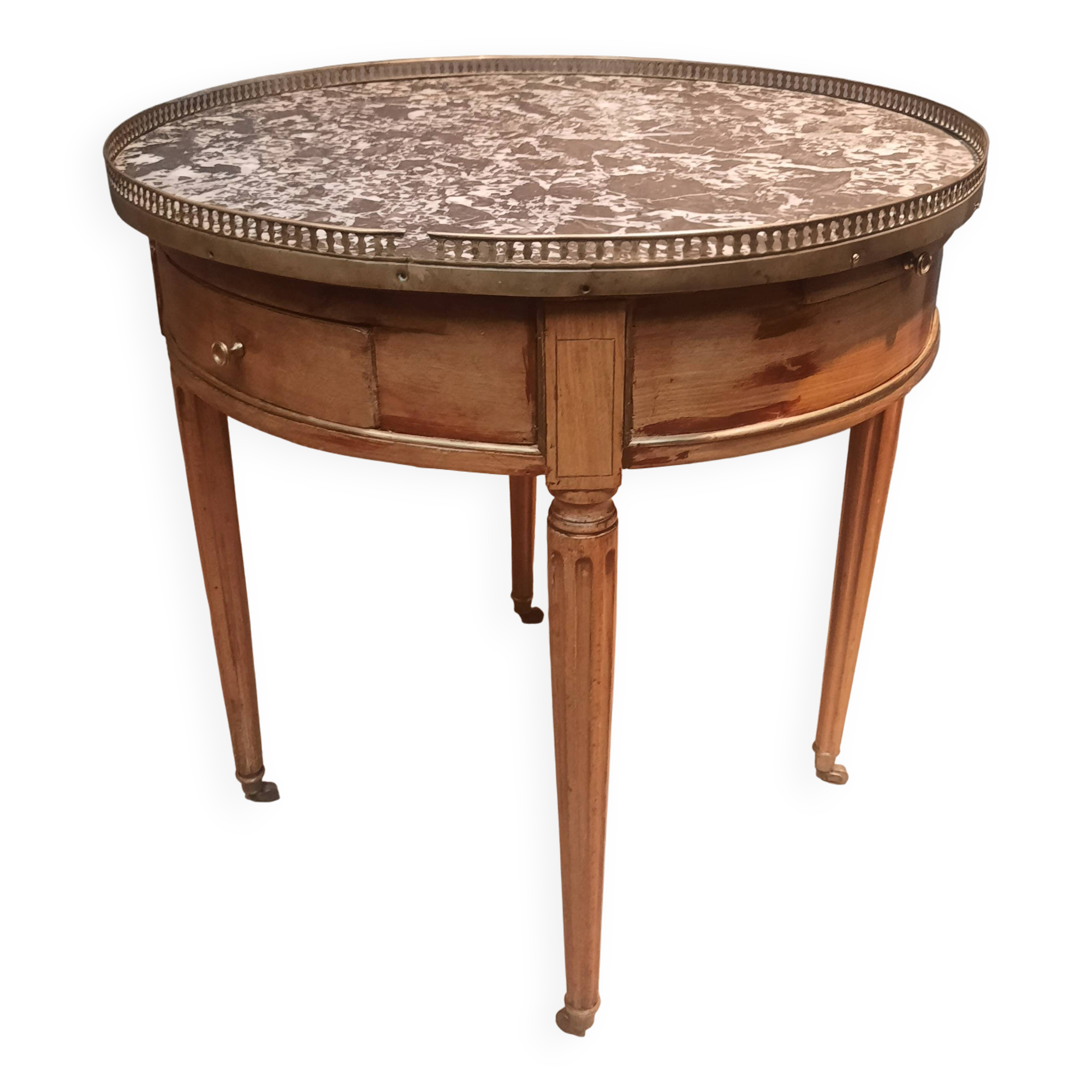 "Louis XVI style 'bouillotte' table"