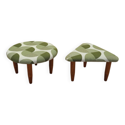 Ensemble de deux repose-pieds, design danois, années 1990, production : Danemark