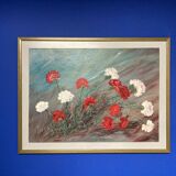 Vintage carnation painting