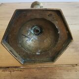 Bronze brass candle holder