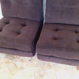 Paire de chauffeuses Roche Bobois