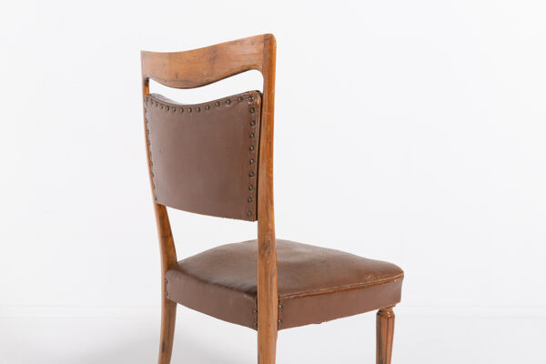 Set of 2 Italian chairs by Vittorio Dassi 1950