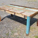 Teak table with 6 chairs