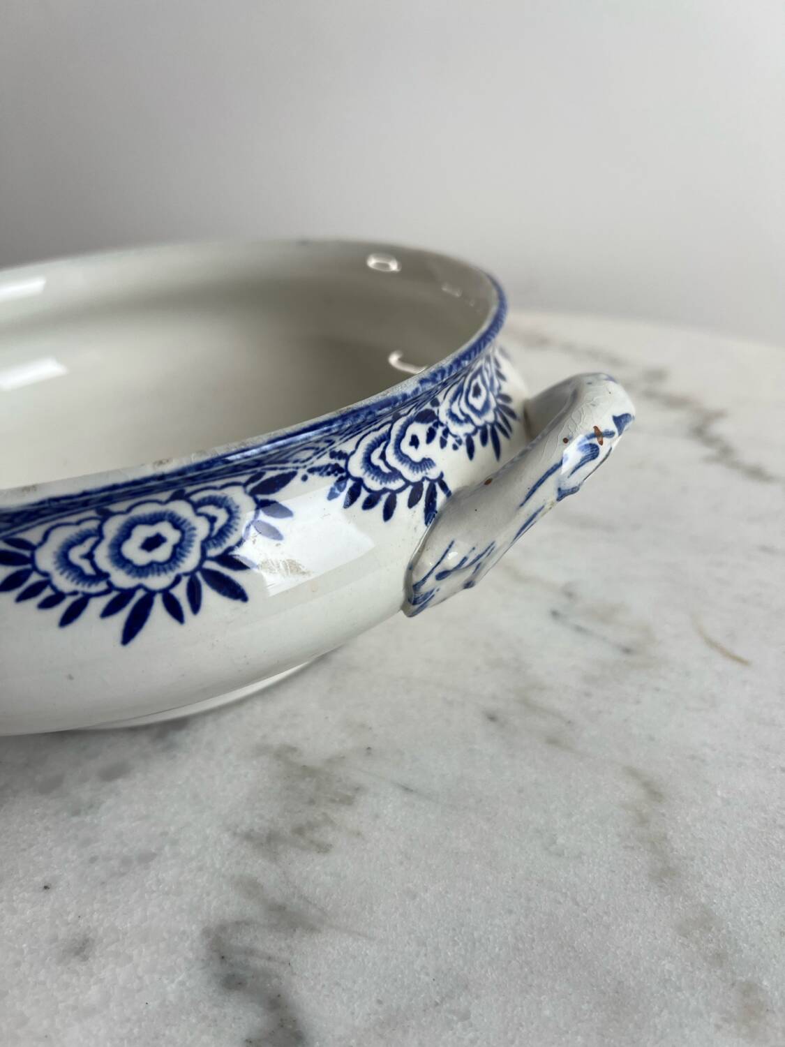 Digoin Capri Casino soup tureen and salad bowl