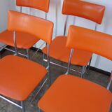 A set of 4 chairs in 1980s Modern style