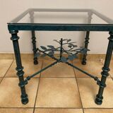Table basse, plateau en verre