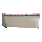 Vintage Howard & Son's London Bridgewater 5-seater fabric corner sofa.