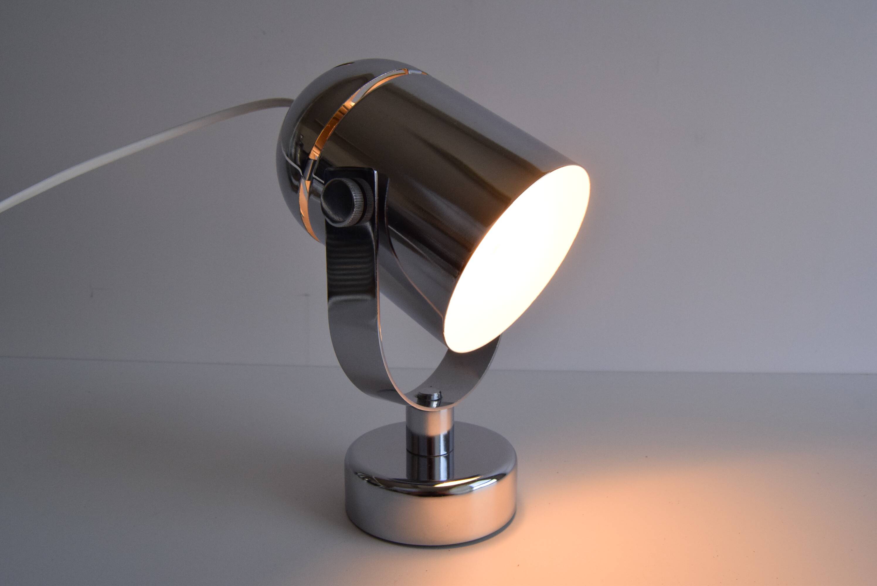 Chrome wall Lamp by Stanislav Indra for Combi Lux, 1970's.