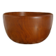 Mid-Century Modern Solid Teak Wood Bowl, Uppsala Slöjd, Sweden 1960s