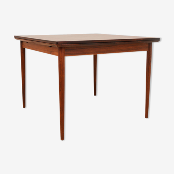 Scandinavian extendable rosewood dining table - 1960